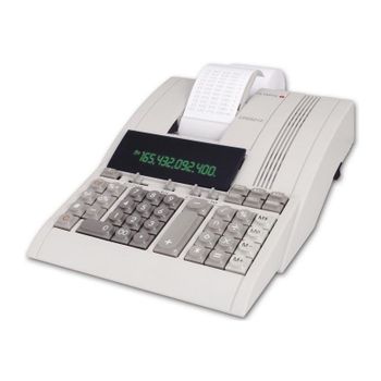 Calculadora de impresión Olympia CPD 5212, 12 dígitos, blanco