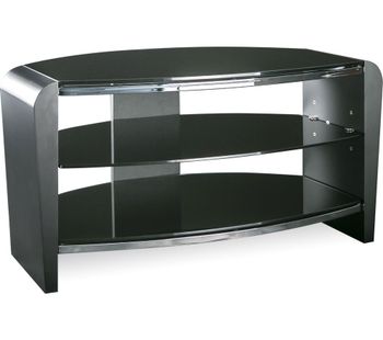 ALPHASON Francium 800 TV Stand - Black, Black