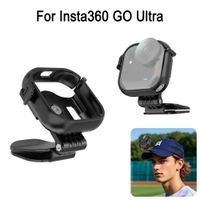 clip para gorra de beisbol puluz para camara insta360 go ultra abrazadera ajustable para gorra adaptador para visera soporte pov para vlog