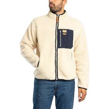 Superdry Chaqueta deporte Chaqueta polar vintage retro con cremallera completa para hombre