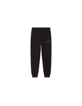 Pantalón Puma Ess+ Rhinestone Logo, Black, Niña