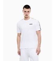 ea7 para hombre 7m001476af10375 camiseta logo series single blanco m casual algodon manga corta