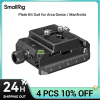 kit de placa de montaje compatible con smallrig arca-swiss  manfrotto para mano estabilizador y tripode transiciones de escena aerodinamicas 4234