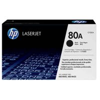 hp 80a toner original laserjet negro