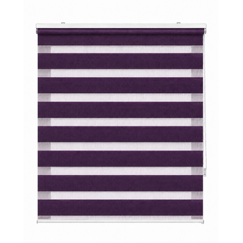 Estoralis - Estores  Noche Y Dia  Vera - Total 170x250 Cm  | Tejido 166x250 Cm | Doble Tejido | Violeta