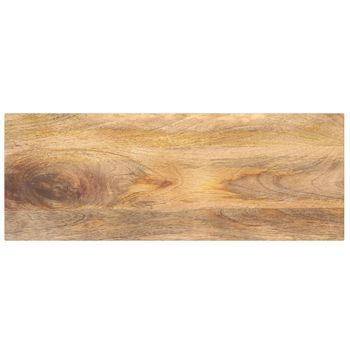 Tablero De Mesa Rectangular Madera Maciza Mango 80x40x3,8 Cm Vidaxl