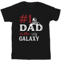 disney camiseta mandalorian number one dad para hombre