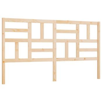 Cabecero De Cama Madera Maciza De Pino 186x4x104 Cm Vidaxl