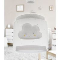 lampara de techo infantil baby dreams nube gris