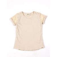 leone 1947 camiseta girl short sleeves lace para nina