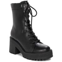 guess botines fl8lu2lea10black para mujer