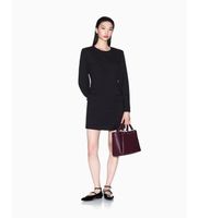 ax armani exchange para mujer xw000661af16142uc001 vestido acampanado negro s casual poliester manga larga