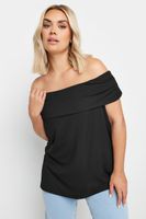 limited collection top negro bardot mujer curvy y tallas grandes limited collection