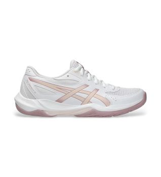Asics para mujer. 1072A119 Zapatillas Gel-Rocket 12 blanco (43.5), Plano, Cordones, Casual, Deportivo, Multideporte