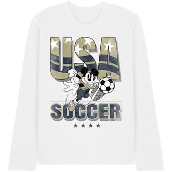 Disney Camiseta manga larga USA Soccer para mujer