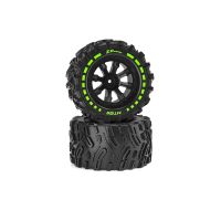 2 piezas zd racing mt09 19 camion monstruo sin escobillas rc piezas ruedas neumaticos barra de wheelie ensamblaje vehic