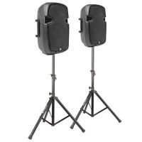 conjunto altavoces vonyx spj-1000a 800w rms 10 activos con soportes y bolsa