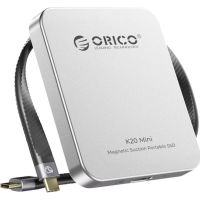 caja pc orico k20mini ssd aluminio plata con diseno magnetico ultradelgado
