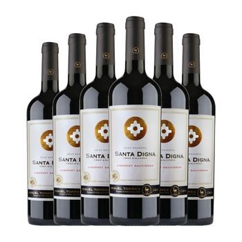 Miguel Torres Vino Tinto Santa Digna Valle 75 Cl 14% Vol. (pack De 6 Unidades)