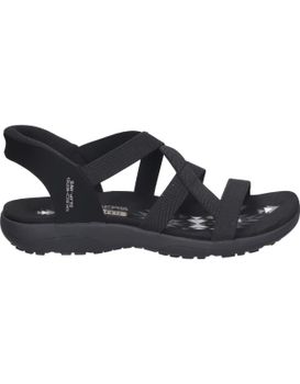 Sandalias Skechers 163460-bbk Negro Para Mujer 39