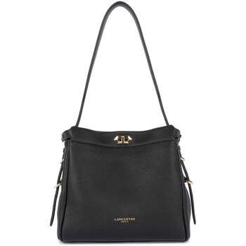 LANCASTER Bolso Bolso Hobo Con cierre metálico Lady ROMY Negro para mujer