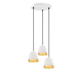 Lámpara De Techo Mugo-10650 Oro Blanco Metal 35x35x110 Cm