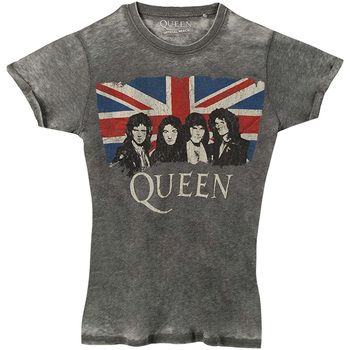 Queen Camiseta manga larga Burnout para mujer