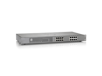 switch no gestionable level one fep-1612 16p 16xpoe 100mb 500w carcasa metalica