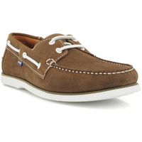 atlanta mocassin nauticos zapatos nauticos en piel de ante para hombre