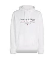 tommy hilfiger para hombre mw0mw38672 sudadera con capucha y logo blanco xxl casual algodon