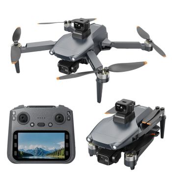 LYZRC L600-1 PRO MAX GPS 5G WiFi FPV con pantalla LCD de 5.9 pulgadas,controlador,cámara dual 4K HD,gimbal EIS de 3 ejes