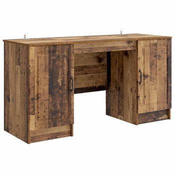 Escritorio Madera Envejecida 142,5 X 50 X 75 Cm Vidaxl