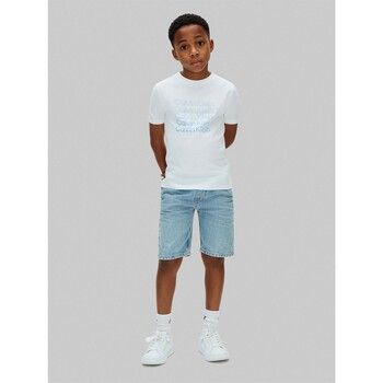 Calvin Klein Jeans Tops y Camisetas Stacked Logo Ss para niño