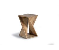 taburete en madera de mango maciza disenado para aportar durabilidad y un toque natural a cualquier espacio las medidas del taburete son 57 cm de alto 35 cm de ancho y 35 cm de fondo haciendolo compacto y versatil para diversos usos