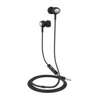 celly auriculares up500 jack 3 5 stereo con microfono negro