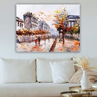 pintura decorativa lienzo 38989231070100 multicolor 70x100 cm