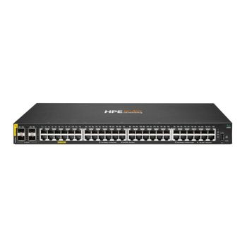 Conmutador HPE Aruba Networking CX 6000 48p 10M/100M/1G Class4 PoE 4p SFP 1G 370W