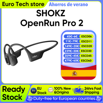 Nuevo SHOKZ OpenRun Pro 2 S820 música deportes auriculares conducción ósea inalámbrico Bluetooth 5,3 auricular IP55 impermeable 12h batería