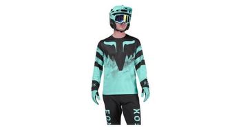 Maillot de manga larga fox ranger kairos turquesa