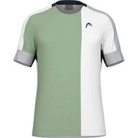 camiseta head play tech blanco verde