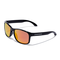 gafas de sol hawkers bold shine black - red polarized