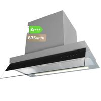 evvo - campana extractora cei56 inox 60 cm integrable con sistema dual de filtrado potencia 875 mh funcion boost temporizador automatico acabado inoxidable