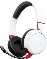 hyperx cloud mini wireless - auriculares gaming inalambricos para ninos limite volumen 85db para pcswitchpschromebookxboxmovil blanco