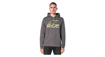 Sudadera con capucha alpinestars ride 4 0 gris