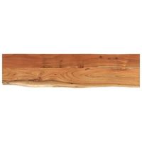 tablero rectangular madera de acacia borde vivo 160x40x38 cm vidaxl