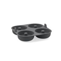 molde 4 donuts silicona gris 21x21x45 cm