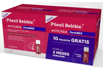 Pilexil Forte Max Cabello Anticaída 45+45 Bebibles