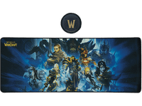 alfombrilla gaming - fanattik world of warcraft goma multicolor