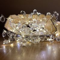 crystal cluster string lights