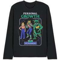 steven rhodes camiseta manga larga personal growth para mujer